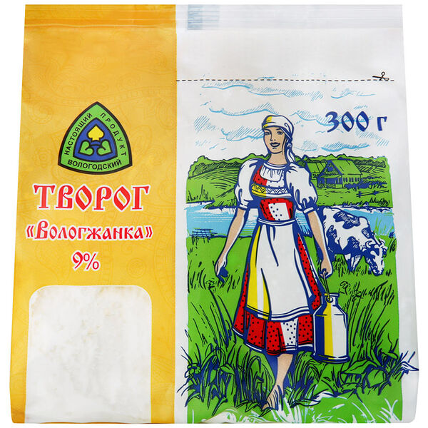 Творог Вологжанка 9%