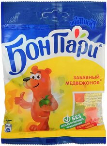 Жевательный мармелад Бон Пари Забавный медвежонок фрукты в Магнит со скидкой –45%