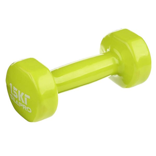 Гантель Silapro с виниловым покрытием 1.5кг (+-100гр), металл