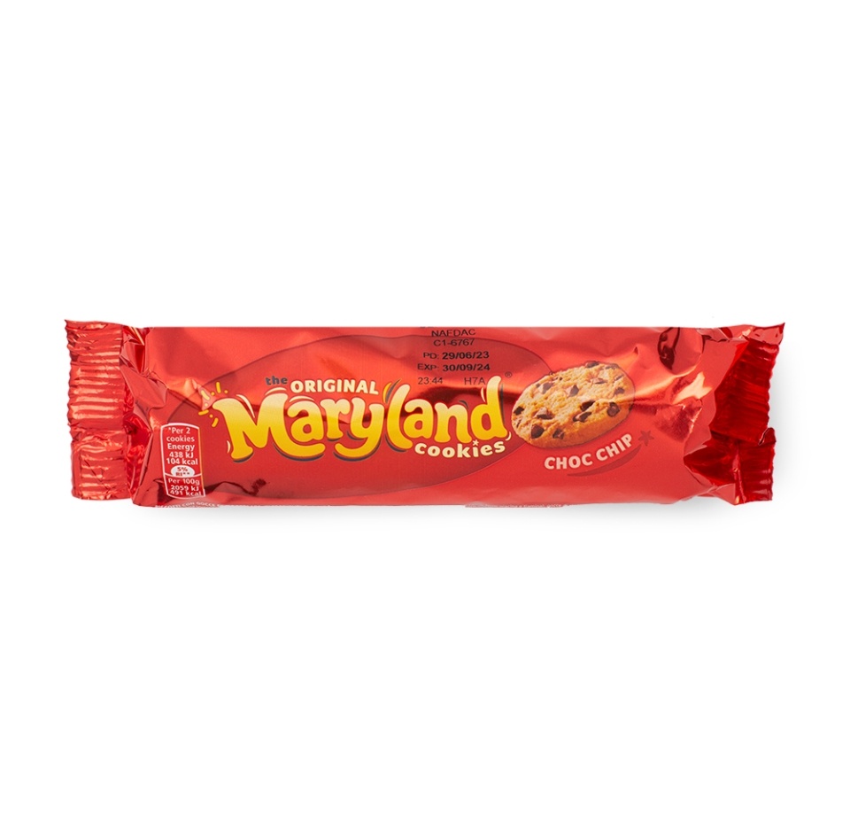 

Печенье Maryland Cookies Choc Chip с кусочками шоколада 136 г, Великобритания