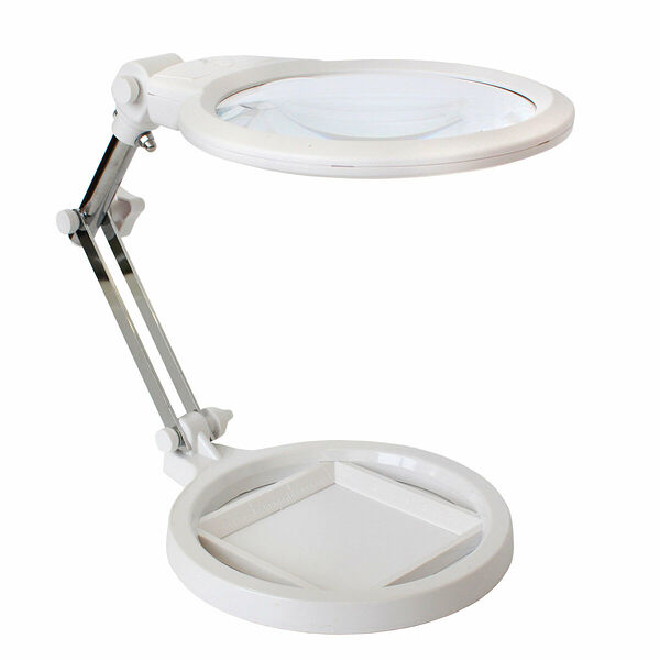 731020 Лупа с подсветкой на подставке с изм.шкалой Hobby&Pro