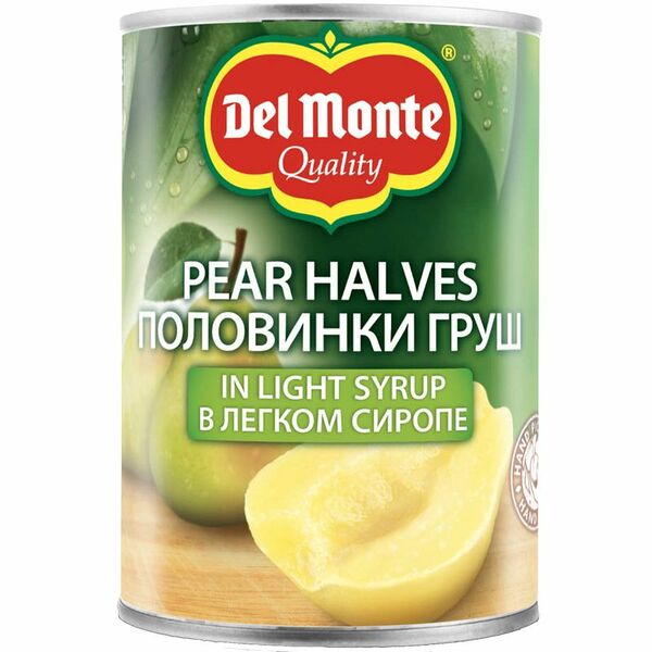 Груши Del Monte половинки в сиропе, 420г