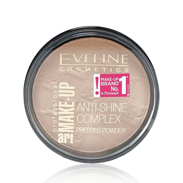 Пудра для лица Eveline Anti-Shine Complex Pressed Powder 32 , Natural , 14г