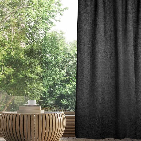 Портьера Волшебная ночь, 200х270 см, графит, рогожка