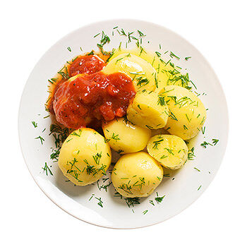 Картофель отварной с укропом и маслом от бренд-шефа АВ