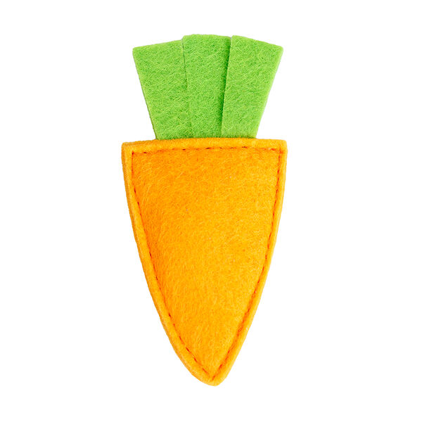 Pet Hobby игрушка с мятой для кошек Морковка, 9.5х4.5х1.5 см, оранжевая