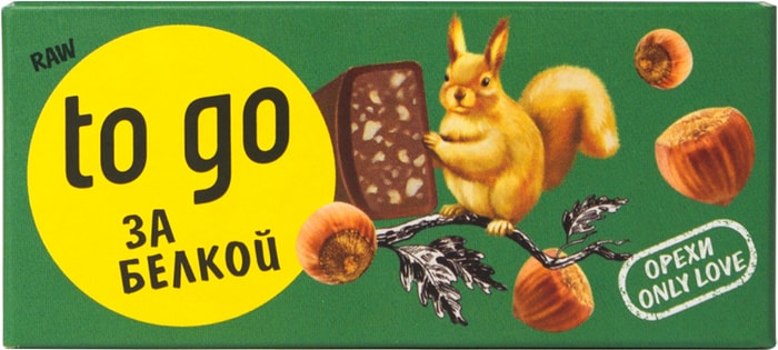 

Батончик Raw To Go За белкой шоколадный фундук 45 г