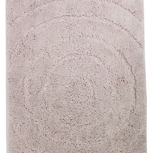 Коврик в ванную комнату розовый, 50х80 см