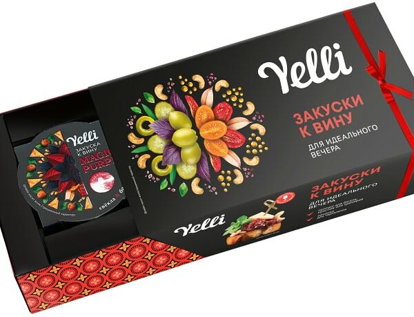 Набор закусок Yelli к вину в подарочной упаковке 200г