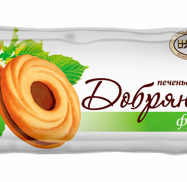 Печенье-сэндвич Акконд Добрянка фундук