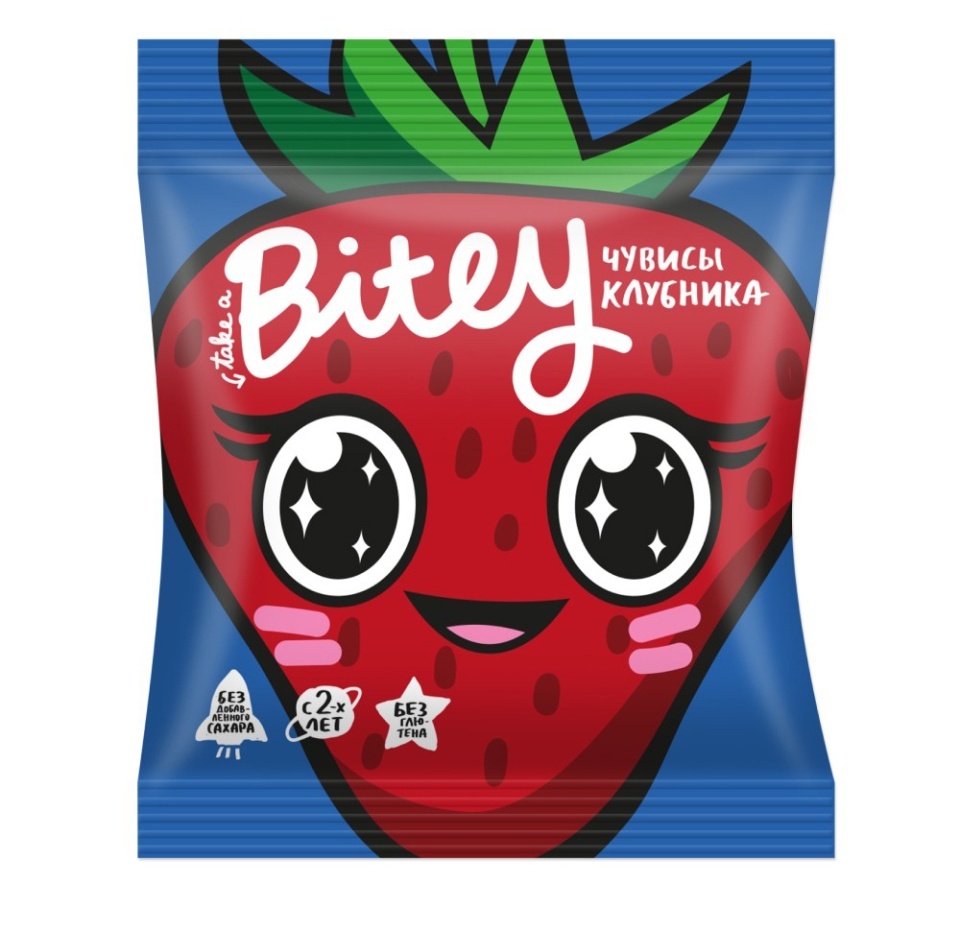 

Жевательный мармелад Take a Bite Чувисы со вкусом клубники 20 г