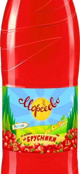 Напиток МОРСЕЕВО клюква-малина негазированный