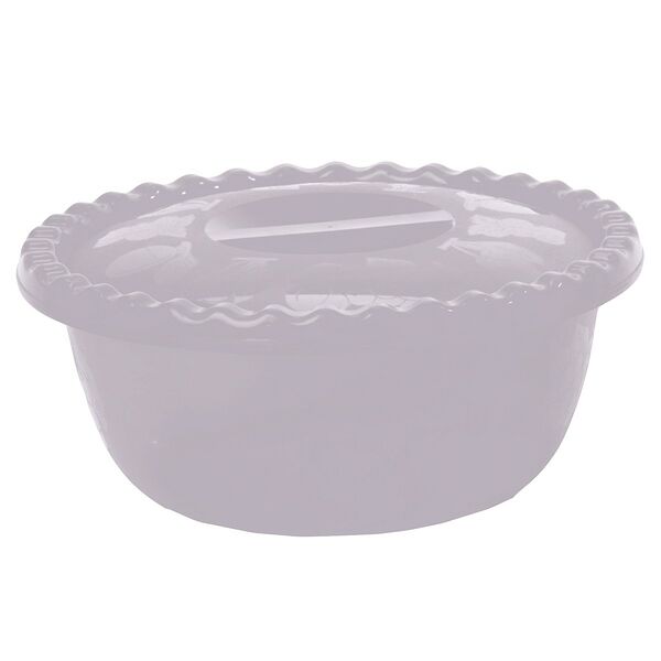 Миска круглая с крышкой Idea, 3 л, пластик в ассортименте