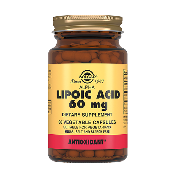 Solgar Альфа-липоевая кислота 30 шт капсулы