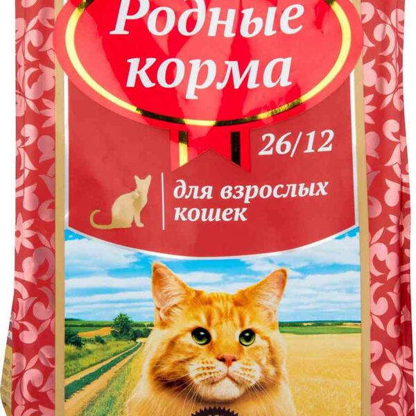 Корм для взрослых кошек Родные корма с телятиной