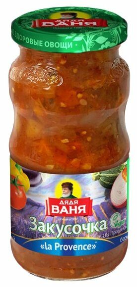 Овощные консервы Дядя Ваня Закусочка Ля Прованс