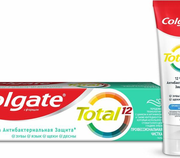 Паста зубная Colgate Total 12 профессиональная чистка гель 75мл