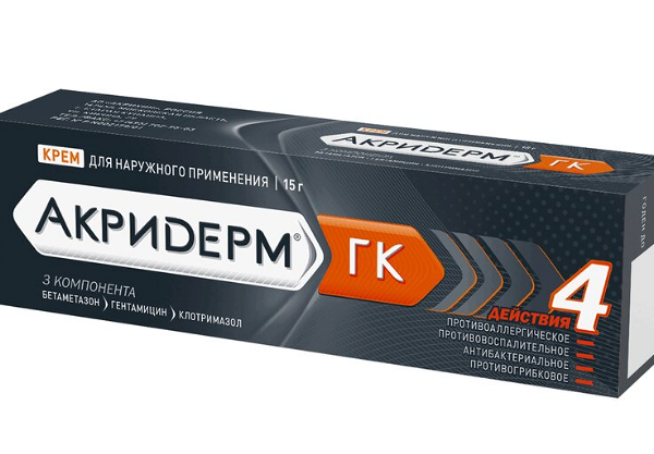 Акридерм ГК 15 г крем