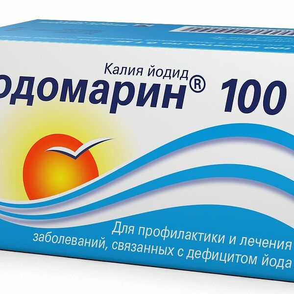 Йодомарин 100 мкг 100 шт таблетки
