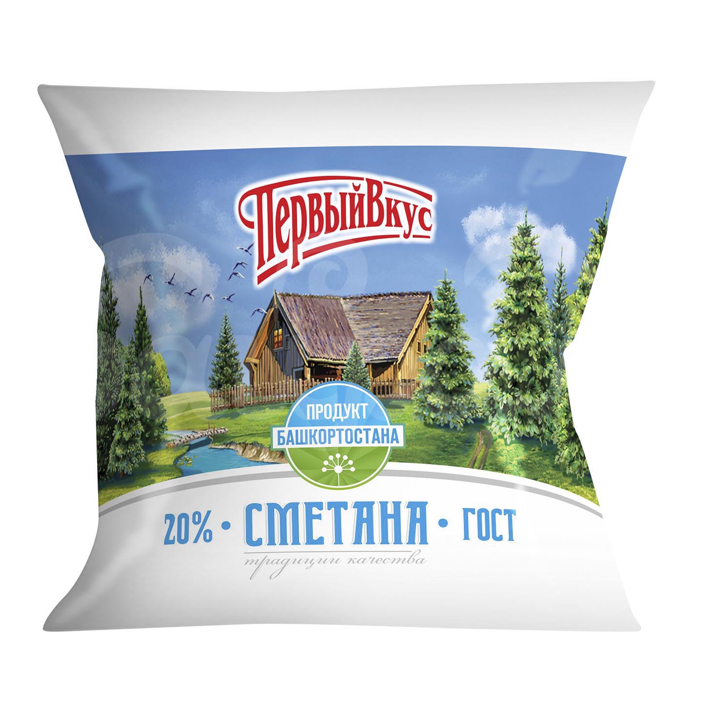 

Сметана Первый вкус 20% 200 г