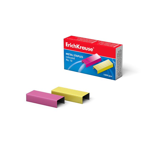 Скобы для степлера №10 20*1000 шт ТМ Erich Krause (Эрих Краузе)