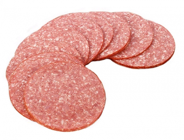 Колбаса варено-копченая сервелат швейцарский ТМ Останкино