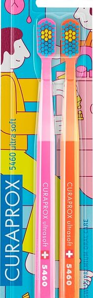Набор зубных щеток Curaprox Ultrasoft Duo Bathroom 5460 2шт