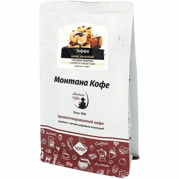 Кофе молотый Монтана Кофе со вкусом Тоффи