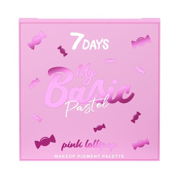 Палетка теней для век 7 Days My Basic Pastel 103 Pink Lollipop 9г