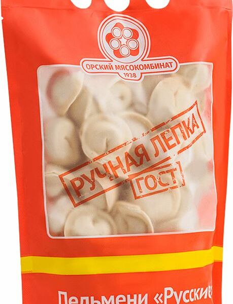 Пельмени Орский МК Русские ГОСТ 800 г