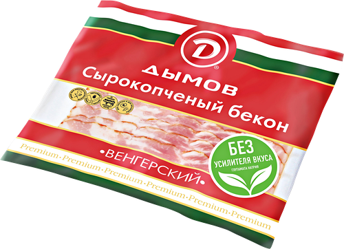 Бекон сырокопченый Дымов Венгерский 500 г