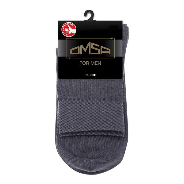Носки мужские серые Omsa Classic Grigio Scuro 45-47