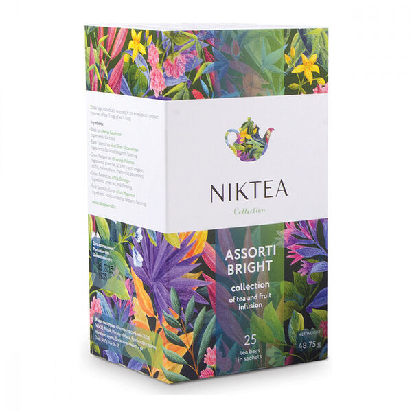 Чай черный Niktea Assorti Bright Ассорти 25 х