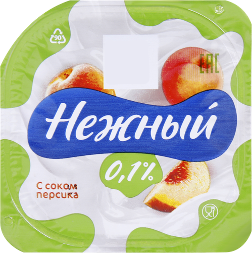 

Йогурт Нежный с соком персика 0.1% 1 шт 95 г