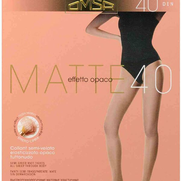 Колготки женские Omsa Matte daino 40 den размер 3
