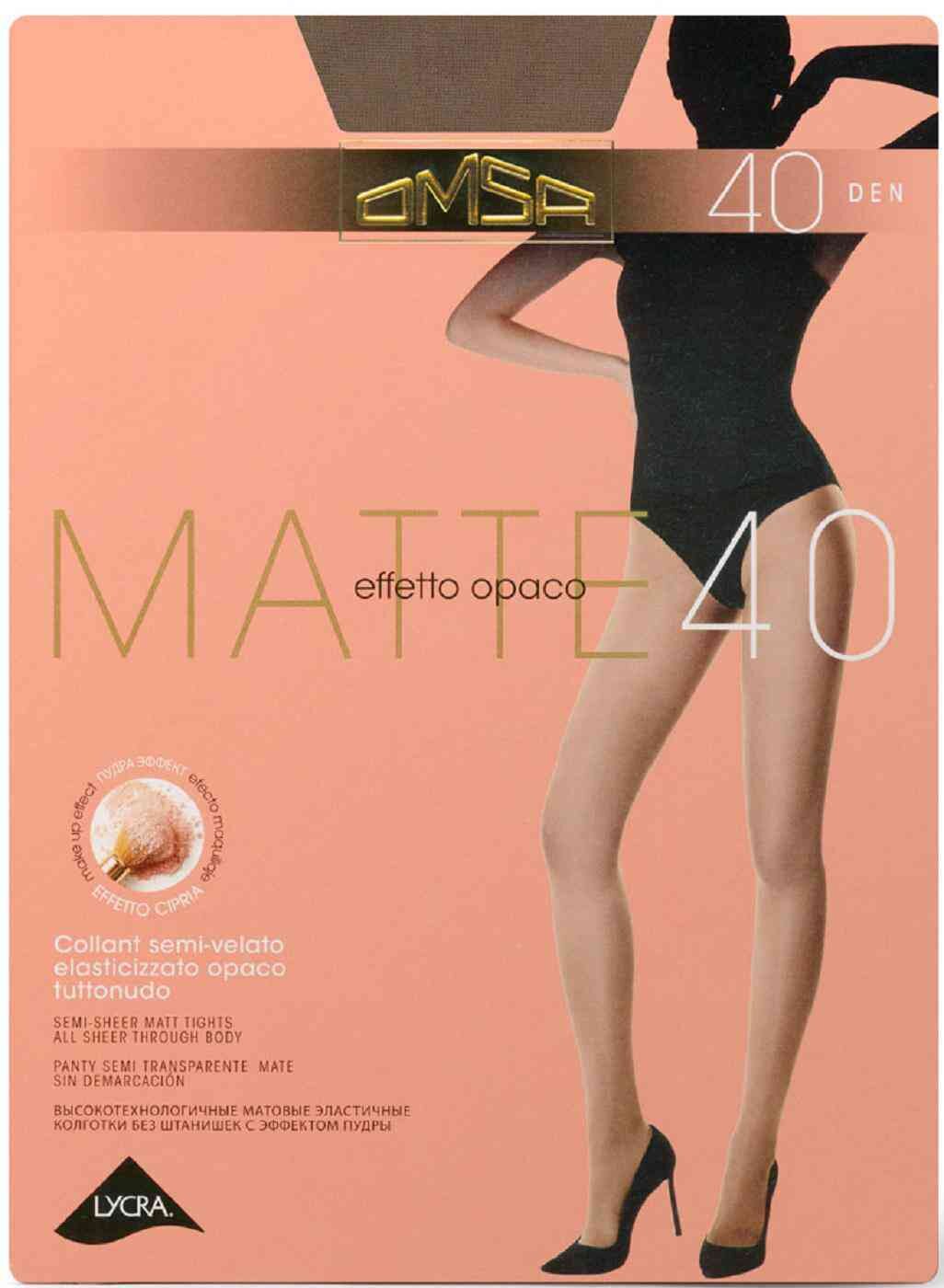 

Колготки женские Omsa Matte daino 40 den размер 3