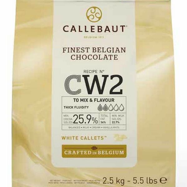 Шоколад белый Callebaut 25,9% cw2 (2,5 кг)