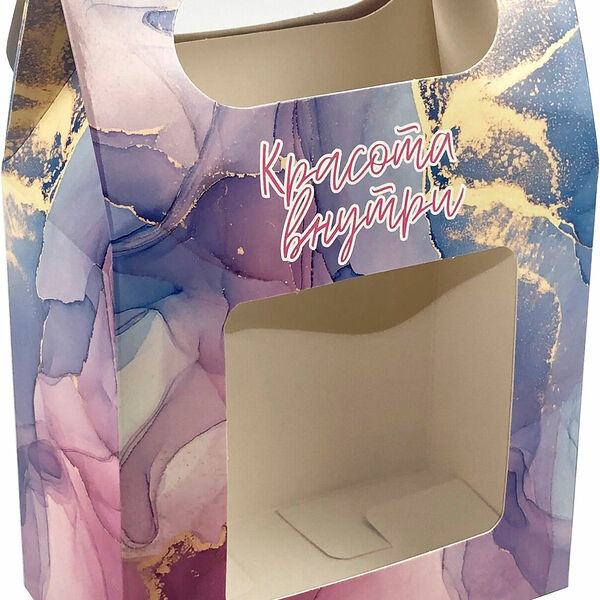 Подарочная коробка женская 10х6х15.5см