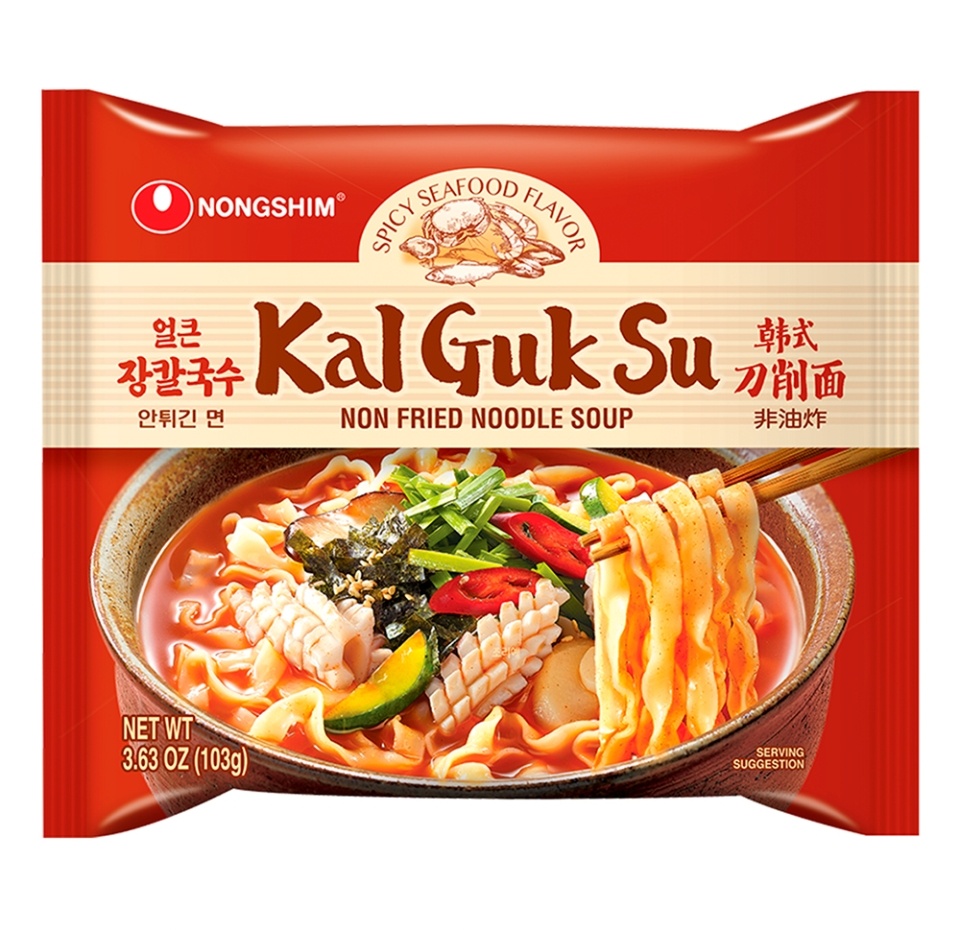 

Лапша быстрого приготовления Nongshim Каль Кук Су острая 103 г, Республика Корея
