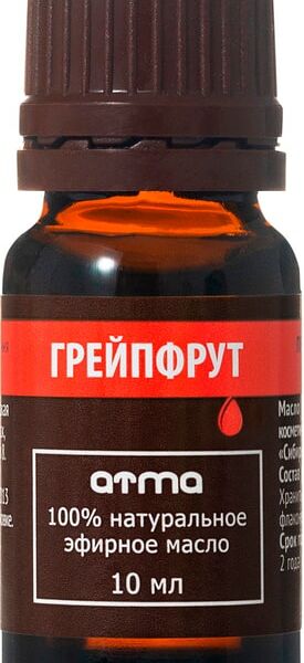 Масло эфирное Atma Грейпфрут 10мл