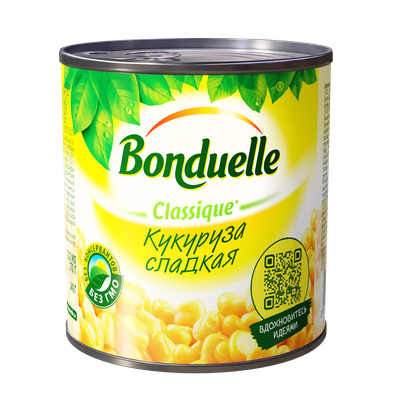 Кукуруза консервированная Bonduelle, сладкая, 170 г