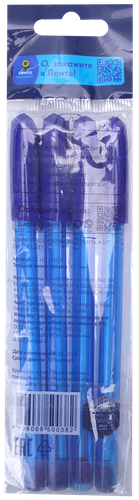 

Набор шариковых ручек Лента синий 4 шт.