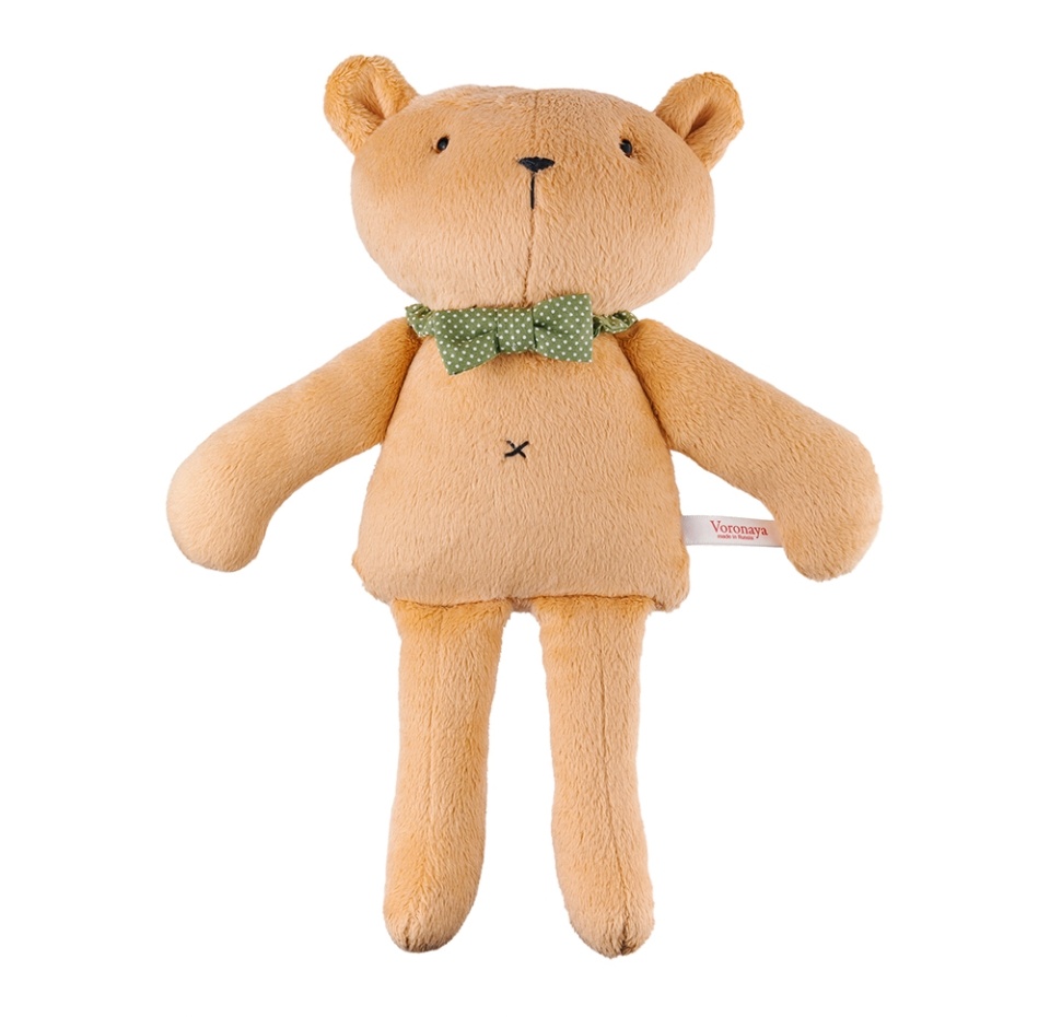 

Игрушка мягкая Voronaya Мишка Мальчик без одежды 30см, Россия