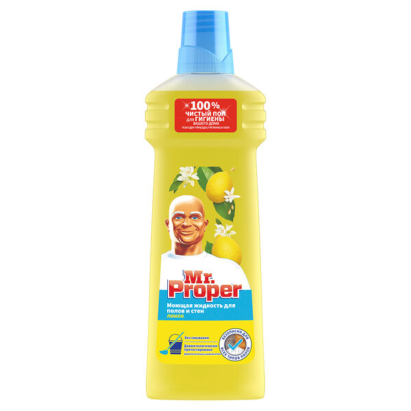 Жидкость моющая д/полов и стен Mr.Proper Лимон 750мл
