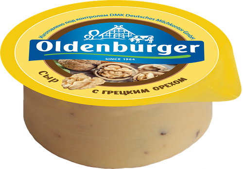 Сыр полутвердый Oldenburger с грецким орехом 45% БЗМЖ 350 г