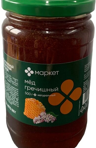 Мед Маркет Гречишный 500г