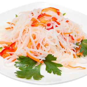 Салат БЕЛОРУЧКА фунчоза с овощами вес 