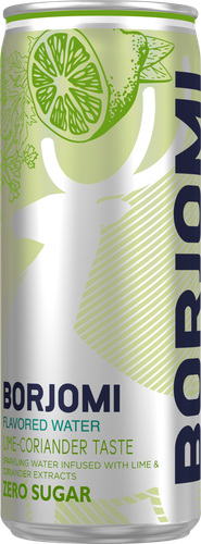 

Напиток газированный Borjomi Flavored Water Лайм и кориандр без сахара 330 мл