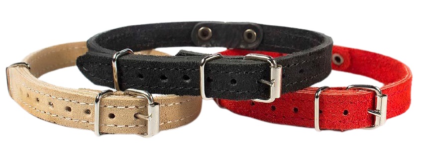 

Дарэлл ошейник замшевый "Стандарт" 2 слоя 14мм х 42см в ассортименте