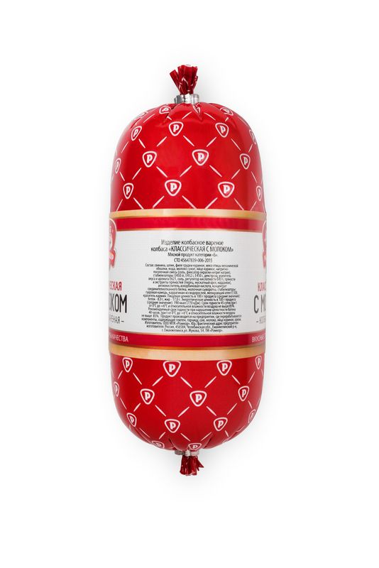 

Колбаса Ромкор вареная классическая с молоком 400 г